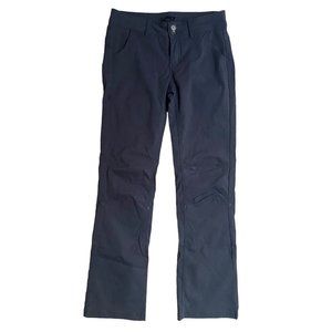 Prana Halle Women's Size 4 Regular Inseam Charcoal Gray Roll Leg Pants 28" x 31"